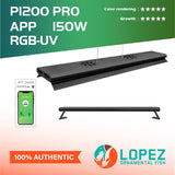 WEEK AQUA P120 PRO Series RGB-UV Full spectrum App control planted aquarium light 120cm