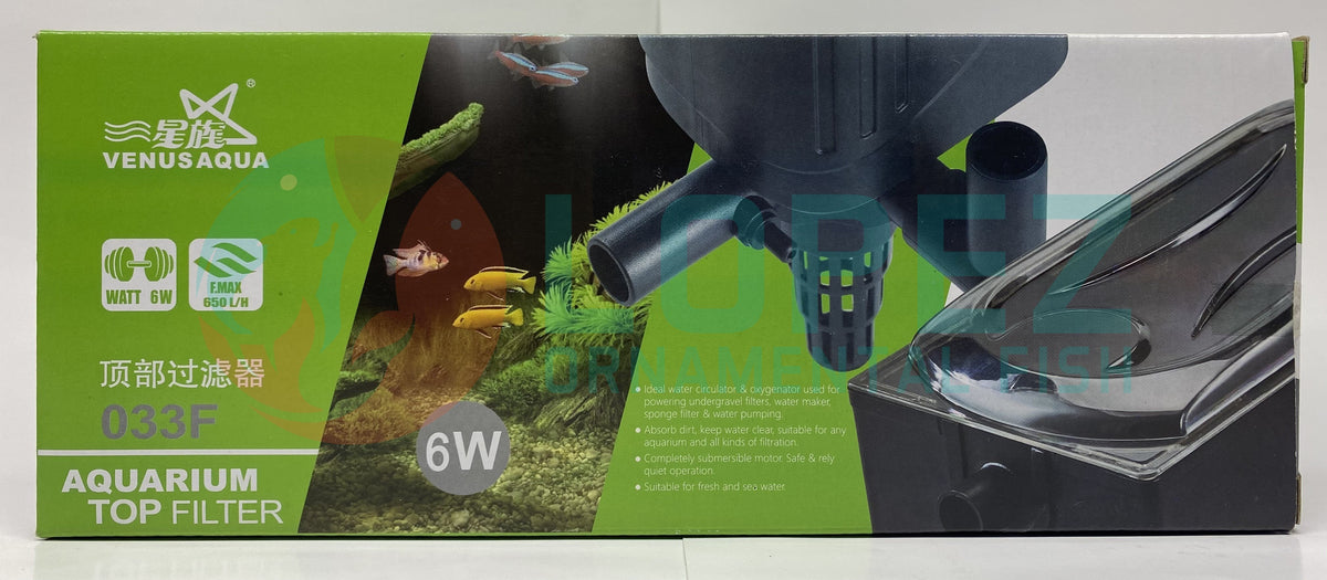 Venus Aqua Top Filter 033F Lopez Ornamental Fish