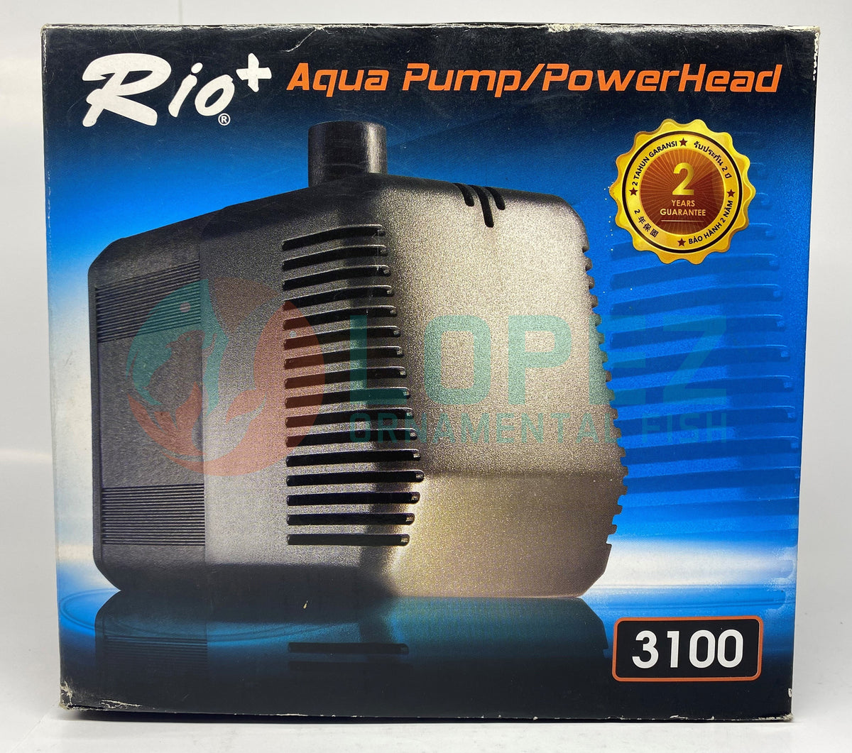 Rio+3100 パワーヘッド 最大流量52L/min 水中ポンプ 60Hz カミハタ Rio+(リオプラス) 3100 流量52