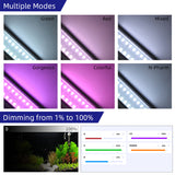 WEEK AQUA M Series Version 2 RGB+UV Full spectrum planted aquarium light