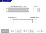 WEEK AQUA M Series Version 2 RGB+UV Full spectrum planted aquarium light