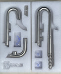 WEEK AQUA stainless pipe set with oil skimmer