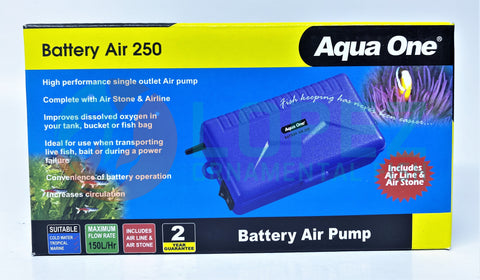 Aqua One Battery Operated Air Pump 250